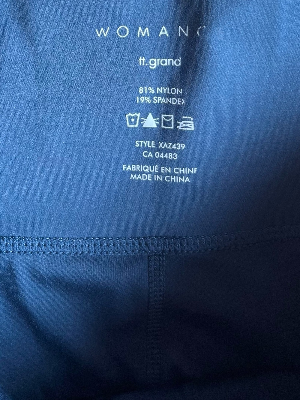 Womance Navy High‑Rise Performance Leggings Size XXL - Picture 4 of 8